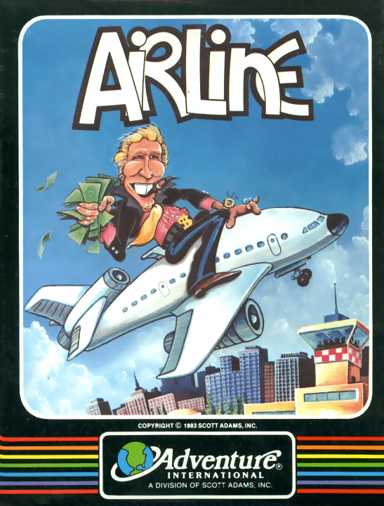 Airline box art for Commodore 64